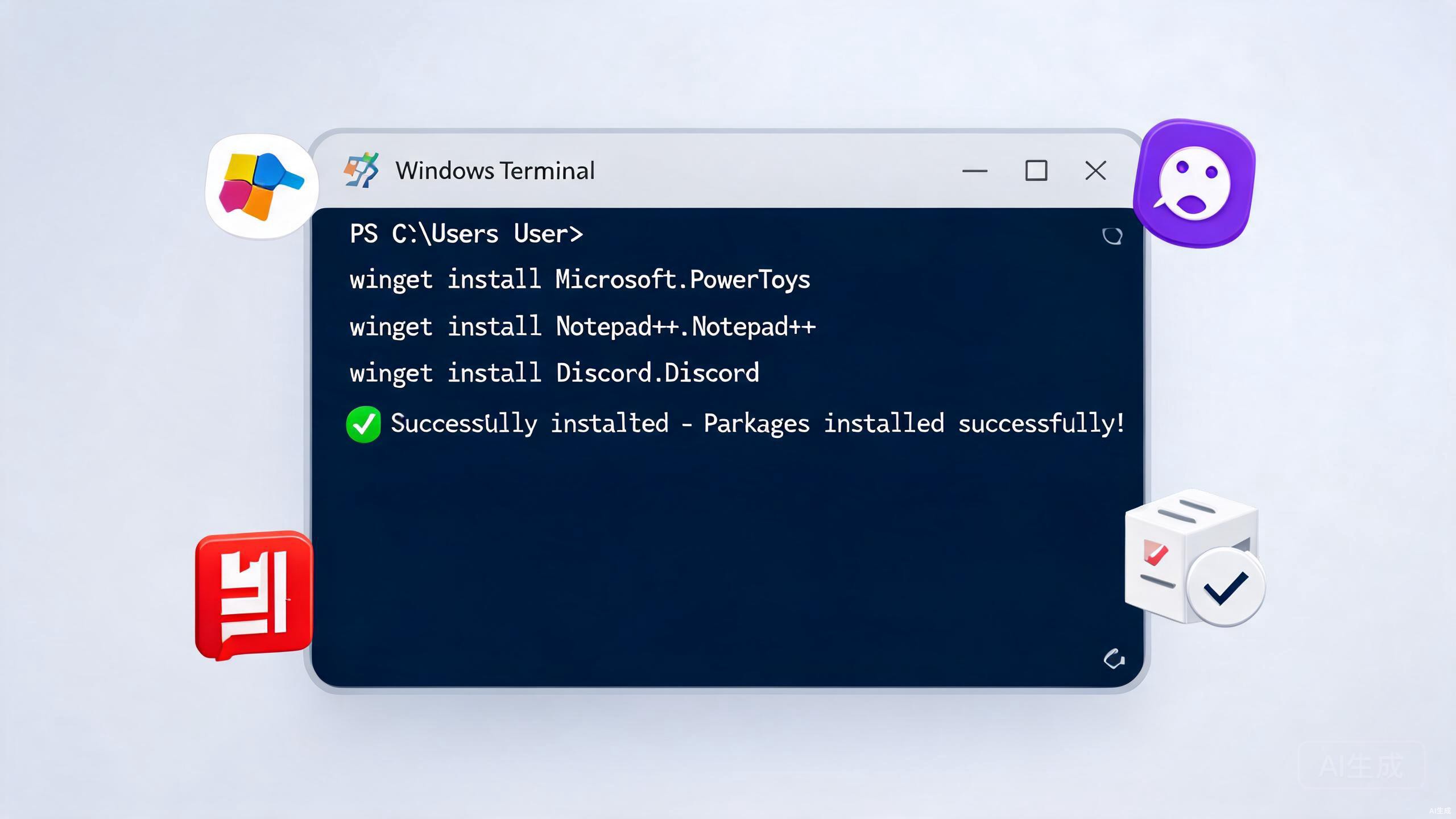 Windows 包管理器 winget 完全指南：告别手动下载安装软件